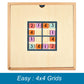 Bohs Wooden Rainbow Sudoku Puzzle - 3 In 1 Easy To Hard - With Sudoku Book Of 320 Puzzles - Desktop Brain Teaser Game Toys
