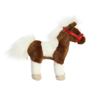 Aurora Exquisite Breyer Whinny Bits Paint Horse Stuffed Animal - Realistic Detailing - Imaginative Play - Brown 7 Inches