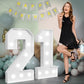 Imprsv Marquee Numbers Large 21St-Birthday Decorations: 3Ft Light Up Number 21 Birthday Decoration For Women Men Twenty One Year