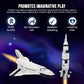 Space Shuttle Plush Toy 14 ' & Saturn Rocket 17 ', Mission Ship For Kids, Christmas & Birthday Gifts For Little Astronauts, Boys & Girls, Soft & Huggable, Fun, Great For Imaginative Play