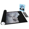 Lavievert Giant Jigsaw Puzzle Mat Roll Up  Portable Puzzle Board for mature-themeds  Large Felt Mat Storage Keeper Holder Saver for Games Up to 3000 Pieces