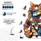 Jigfoxy Wooden Puzzles For Adults, Unique Animal Shape Wood Jigsaw Puzzles Gifts For Adults, Challenging Jigsaw Puzzle(Xl-23.6 * 18.9In-620Pcs)