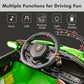 Infans 2 Seater Kids Ride On Car, 12V 4Wd Licensed Lamborghini Veneno Powered Electric Vehicle With Hydraulic Doors, Rocking Mode, Adjustable Speeds, Remote Control, Mp3, Headlight (Green)