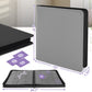 SMYV 12 Pocket Trading Card Binder  enhanced PU Cover Card Binder for 720 Cards  Ringless Side Loading Card Collection Album Folders for MTG  TCG  Game Cards & Sports Cards (Grey)