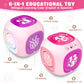 Musical Learning Toys For 1+ Year Old Girl, Bilingual Early Learning Educational Cube With Light & Sound, Baby Girl Toys 12-18 M