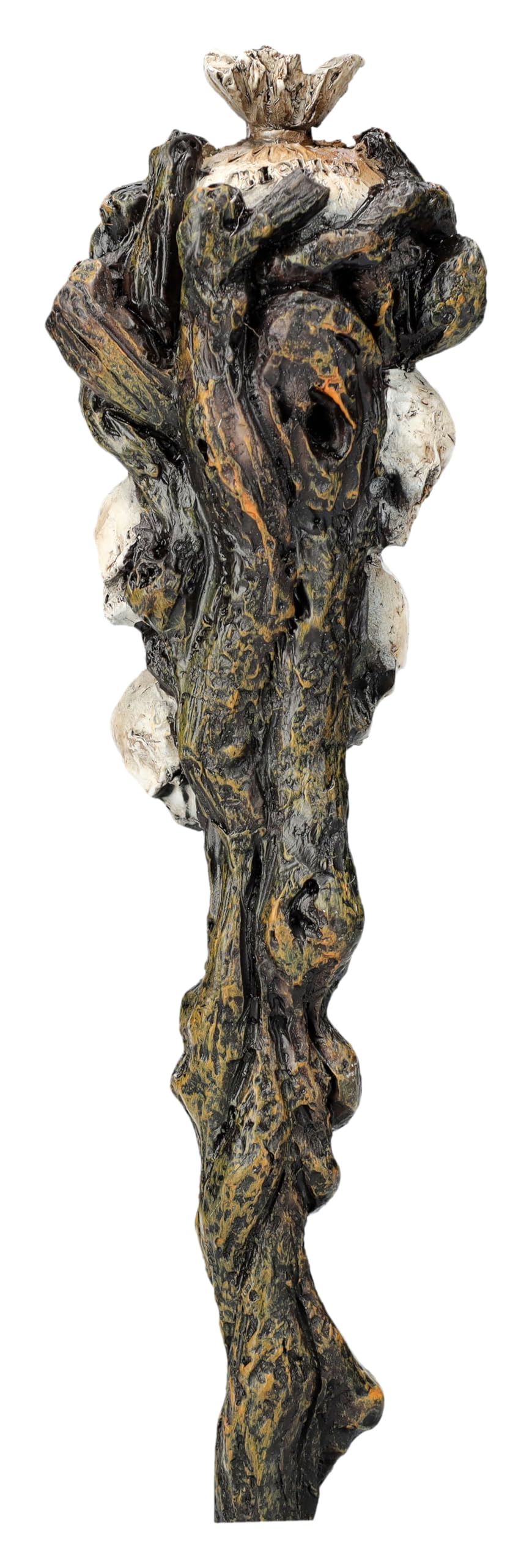 Pacific Giftware Skull Heads Magic Resin Figurine Statue Wand