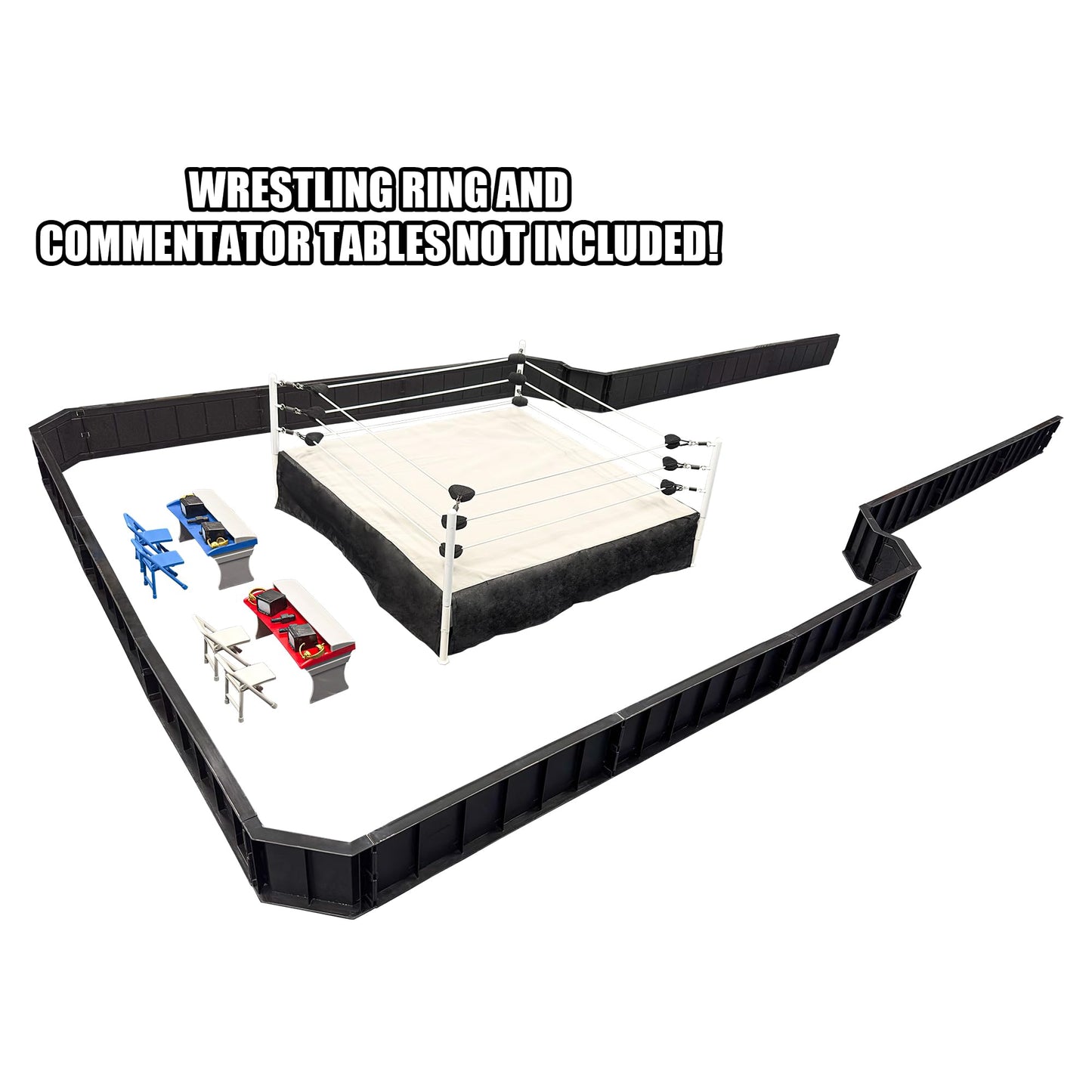 Ultimate Wrestling Ring Barricade Playset For Wrestling Action Figures