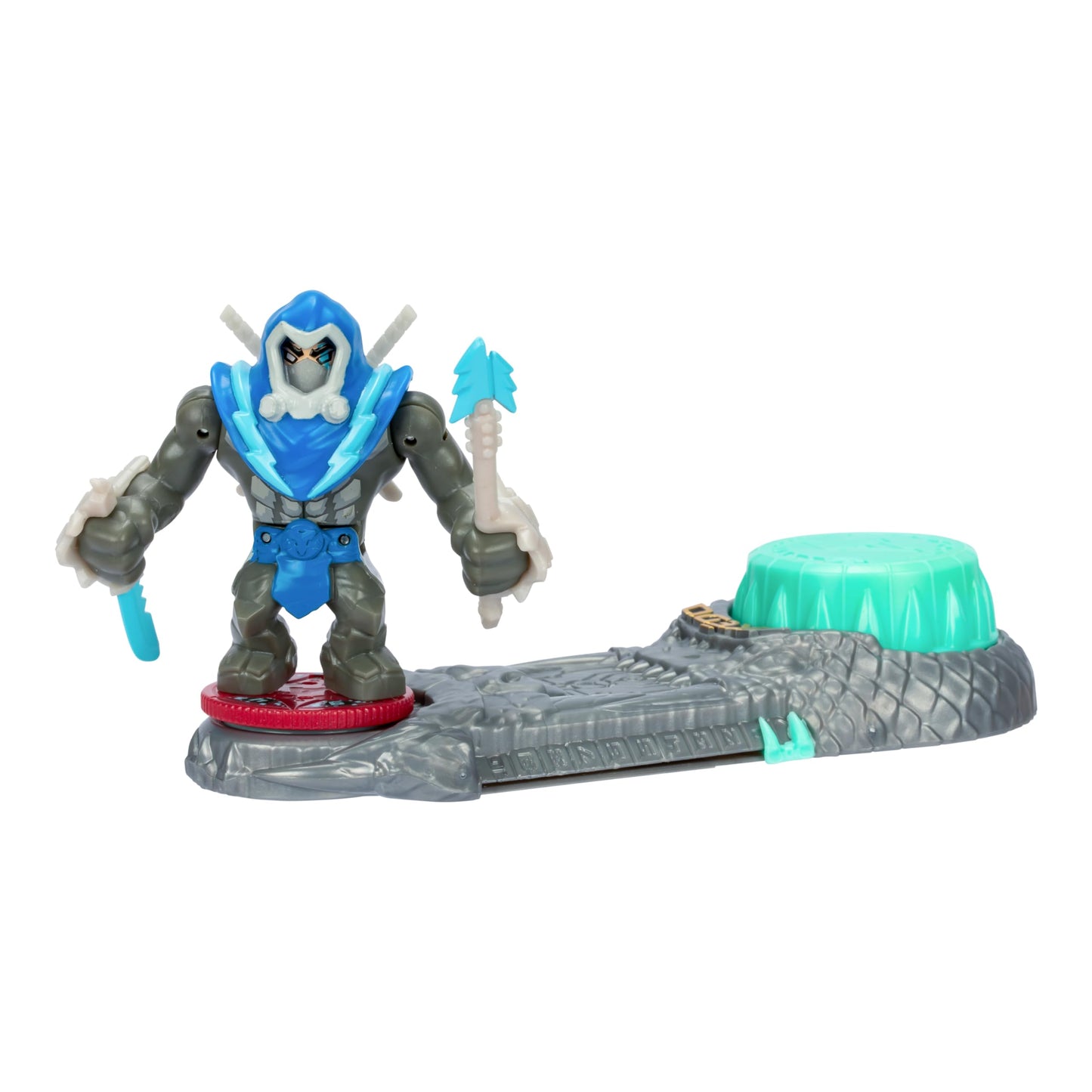 Legends of Akedo Ninja Bosses, Cyber Blade, 3 Tall Battling Action Figure with 360° Blade Defense and Attack Spin Action, Double Defense Armor That Pops Off When Struck, 4 Ninja Bosses to Collect -Like New