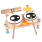 Stoie'S Drum Set For Toddlers 3-5 Baby Drum Set Wooden Musical Instruments Kids Drum Music Set Montessori Drum Set For Toddlers 5-7 Toy Drum Set For Children Ages 3-5 Kids Drum Set For 3 Years Old