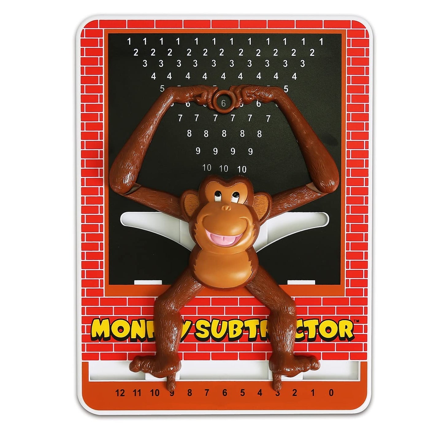Popular Playthings Monkey Subtraction Calculator, Math Learning Toy For Children Ages 4 And Older