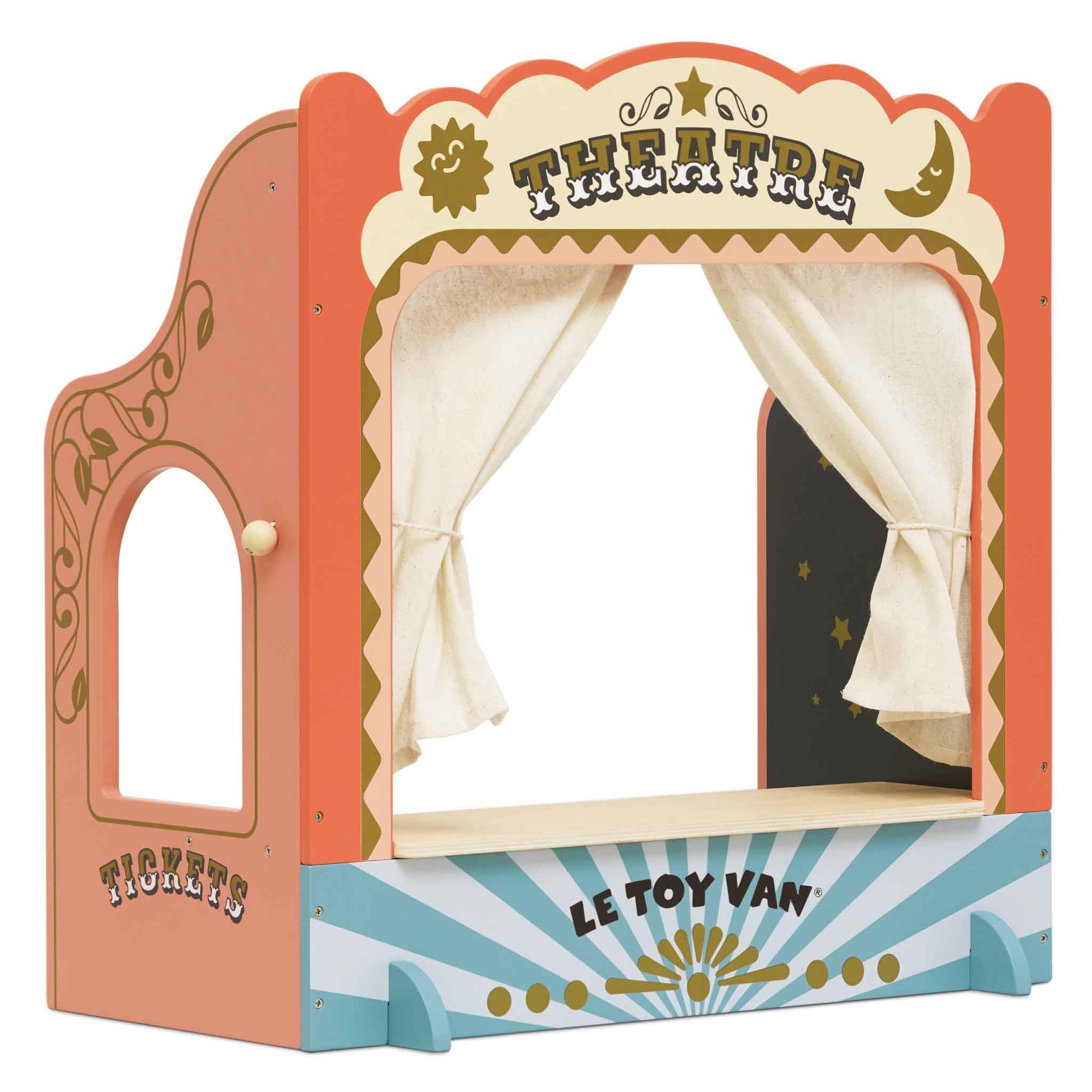 Le Toy Van - Wooden Tabletop Puppet Theatre | Imaginative Play Theatre - Suitable for Ages 3+ Years