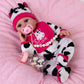 Aori Lifelike Reborn Baby Doll,18 Inch Full Body Soft Vinyl Real Life Baby Girl,Poseable Anatomically Correct Realistic Toddler 
