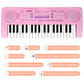 Raimy 37 Keys Keyboard Piano For Kids, Portable Keyboard Piano Early Learning Educational Electronic Musical Instrument Toys Gifts For 3 4 5 6 7 8 9 Year Old Boys And Girls (Pink)
