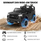 Segmart Licensed Chevrolet Silverado, 12V Ride-on Electric Truck for Kids with Remote Control, Battery Powered with Car Key/Gear