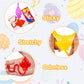 100 Pack Bulk Easter Classroom Gifts Non Candy Goodie Bags Pinata Easter Eggs Basket Stuffers Fillers for Kids, Easter Sticky Ha