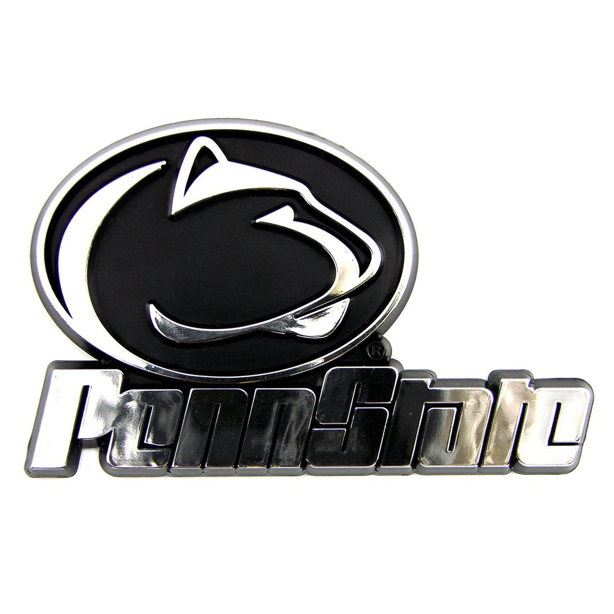 FANMATS 60370 Penn State Nittany Lions Molded Chrome Plastic Emblem