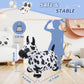 Ekepe Bouncy Hopper Cow & Horse 2 Pcs, Inflatable Hopping Outdoor Ride On Bouncy Animal Play Toys With Pump, Birthday For Kids,