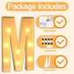 Imprsv 3Ft Marquee Light Up Letters M, Large Light Up Letters, Big Marquee Letters For Party Decorations Baby Shower Anniversary