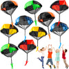 OJYUDD 10 Pack Parachute Toy for Kids Tangle Free Figures Parachute tossing Flying Toys Parachute for BoysGirls Indoor & Outdoor Gift Party Favors(5 Colors)