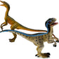Gemini&Genius Velociraptor Compsognathus Dinosaur Toys, Dinosaur Action Figures With Moveable Jaw And Hands, Realistic Dinos Toys, Great Gift For Kids Or Dino Lovers Collection And Display