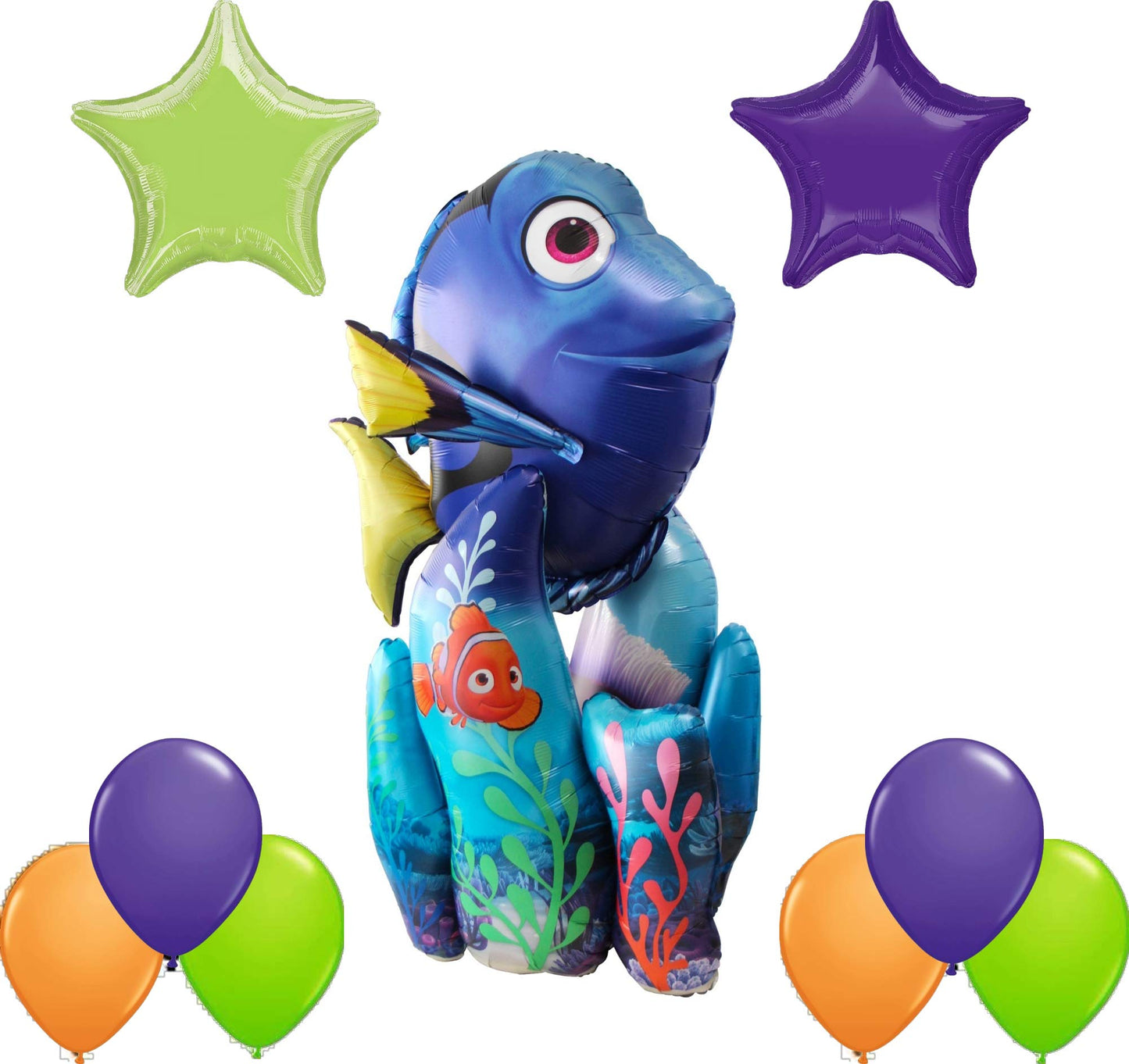 Finding Dory 55 inch Airwalker Balloon 9pc Party Decorations
