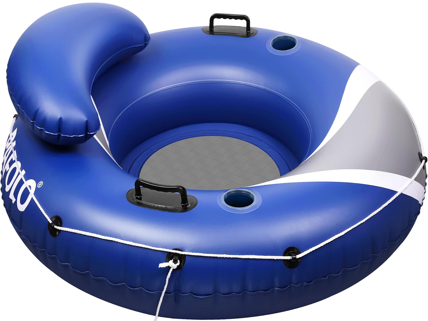 River Tubes for Floating Heavy Duty  Pool Float mature-themed  53 Inflatable Float Tube for Beach Lake Rafting  River Floats with Mesh Bottom