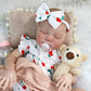 Ksbd Realistic Reborn Baby Dolls - 20 Inch Real Life Newborn Baby Laura, Lifelike Girl Baby Doll With Gift Box, Sleeping Weighte