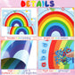 Double Sided Rainbow Play Alphabet Arch Mats Colorful Foam Letters Abc Educational Alphabet For Alphabet Recognition Activity Ba