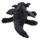 Apricot Lamb Lying Dragon Plush Stuffed Animals For Kids, Soft Cute Dinosaur Plushies Toys For Baby Girl And Boy, Fluffy Lying Dragon Black 19.7 Inches