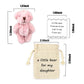 Luokifur Pocket Bear Boyfriend Long-Distance Teddy Bear I Love You Gift Couple Long-Distance Relationship For Him (Daughter)