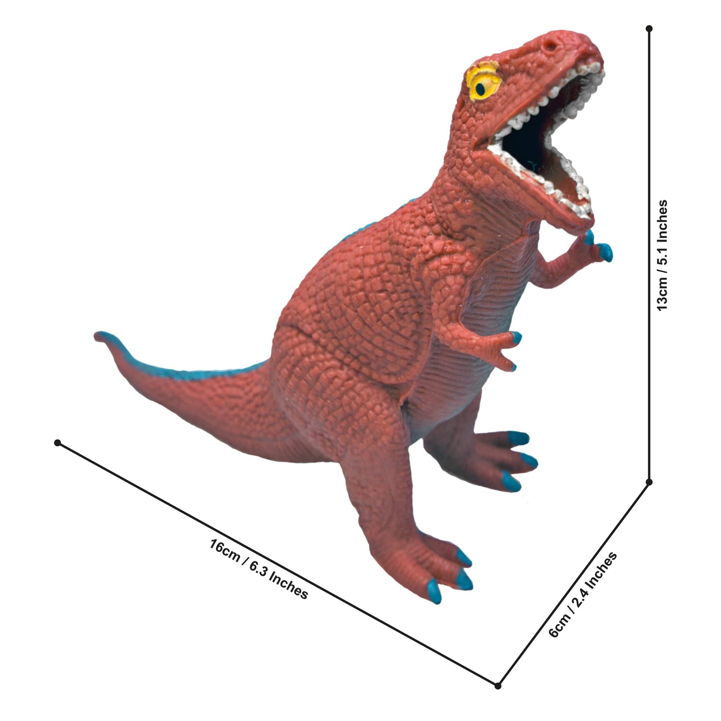 Rep Pals - T-Rex, Stretchy Toy from Deluxebase. Super Stretchy Animal replicas That Feel Real, Great for Kids
