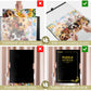 Ymnlwz Puzzle Storage 1000 Pieces Large-Capacity Storage Puzzle, 20 Transparent Pockets, Portable, Dustproof And Stain-Proof, Su