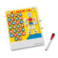 Melissa & Doug Travel Hangman Game - Whiteboard, Dry-Erase Marker, 11.7"x8.7"x1.4", Plastic, Model 2095