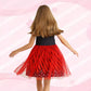 Henzworld Pirate Costume Kids Baby Girls Pirate Dress For Halloween Outfits Birthday Party Tulle Dresses Cosplay Buccaneer Outfi