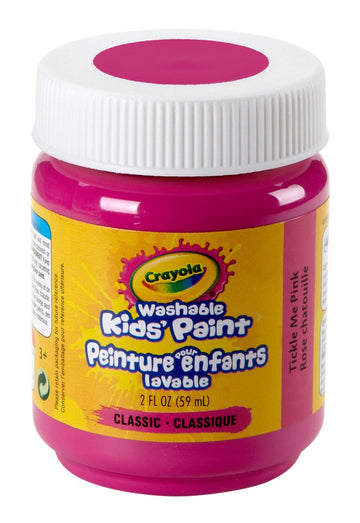 Crayola Washable Kids Paint, 2 Oz, Tickle Me Pink