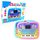 SHAKTISM Kids Educational LED Computer Tablet Learning Toy, 26 English Words, 10 Number Keys, QWERTY Keyboard, Computer Tablet T
