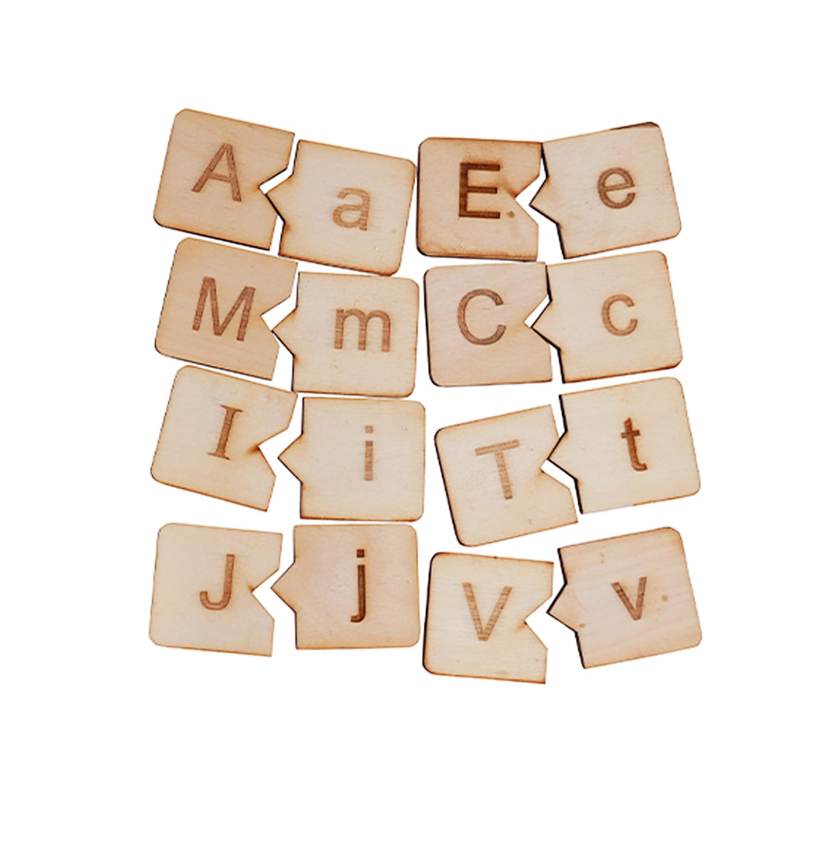 Alphabet Puzzle By Dewlets Ecosmartlearn. Educational Toy, Capital & Small Letter.Fine Motor Skill Toys For Kids,Montessori Toy