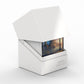 Ultimate Guard Boulder Solid 100+, Deck Case For 100 Double-Sleeved Tcg Cards, White, Secure & Durable Storage For Trading Card Games, No Transparency