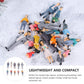 ULTNICE 10pcs Miniature People Figurines - Tiny Family Dollhouse Figures for Scale Model Trains & Architectural Design