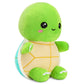 11'' Green Turtle Plushies Cute Stuffed Animal Tortoise Plush Toy Adorable Soft Turtle Doll Creative for Kids Boys Girls