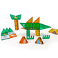 Tytan TILES Dinosaurs 60-Piece Magnetic Tiles Building Set, Dino Safari Land Kids STEM Toy, Creative Play, Shape & Pattern Recog