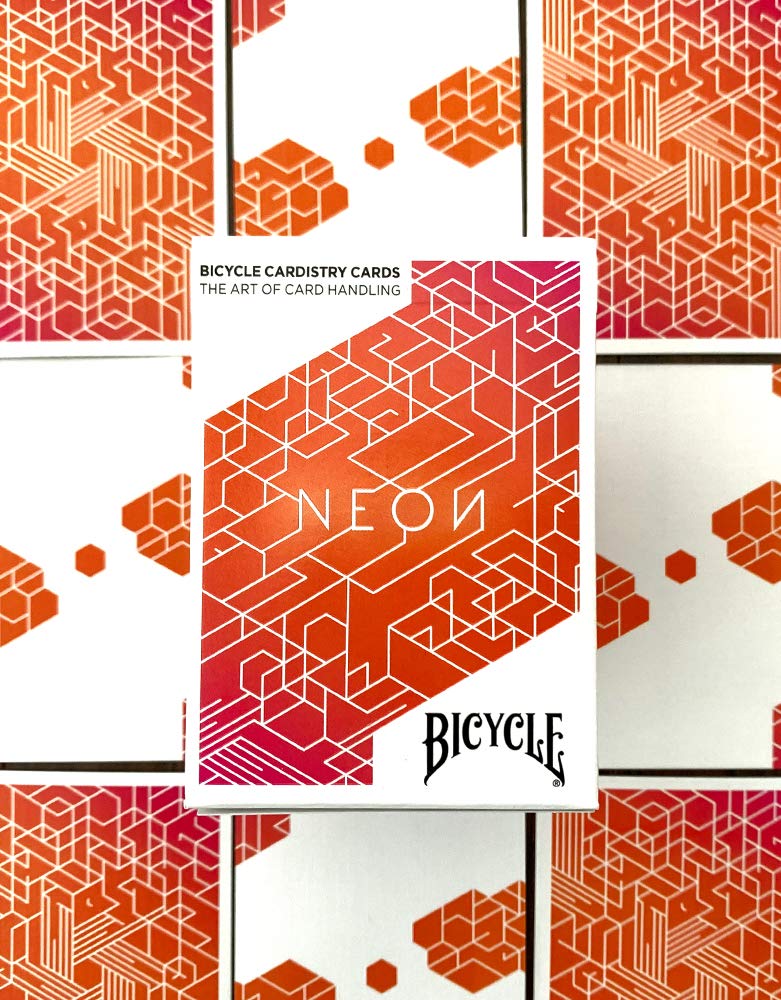 Bicycle Neon Blue Aurora Cardistry Deck (Not A Playable Deck)