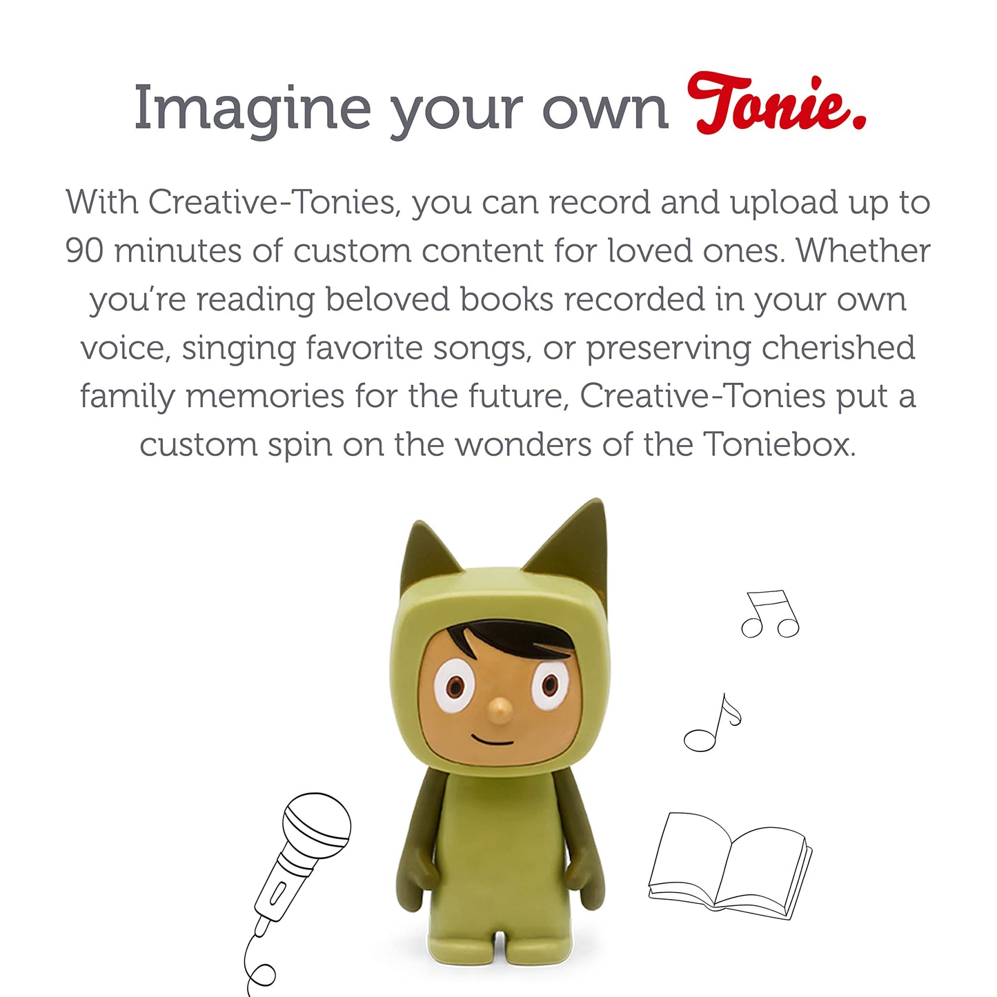 Tonies Creative Audio Character - Green/Medium