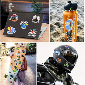 Sport Stickers For Kids Water Bottles Stickers For Teens Waterproof Stickers Vinyl Laptop Stickers Pack (50 Pcs)