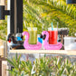 100 Pcs Inflatable Drink Holders Flamingo Drink Floats Mini Drink Floaties Floating Drink Holder Flamingo Inflates Coasters With