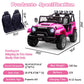 OTTARO 2 Seater Ride on Car Truck, 12V Large Electric Cars Vehicles, 2 Seater Battery Powered Cars for Kids with Remote Control,