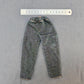 Meetoget 1/6 Scale Male Figure Doll Denim Black Jeans Pants Clothes For 12 Inch Action Figure Pm104Us,Black