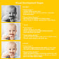 Zazzykid Baby Visual Stimulation Flash Cards: 50 Pages Black And White High Contrast Baby Cards 0-3 Months Newborn Sensory And Brain Development Toys