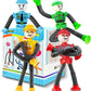 Easter Basket Stuffer Gift For Toddlers Kids Robot Sensory Travel Toys 4Pcs For Boy Year Old Ages 3 4 5 6 7 8 9, Airplane Travel