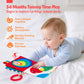Hahaland Baby Books 0-6 Months - 2Pcs Infant Toys 0-6M Tummy Time Baby Toy Newborn Toys High Contrast Visual Development Sensory Baby Book Baby Girl Boy Shower Gift Easter Basket Stuffers